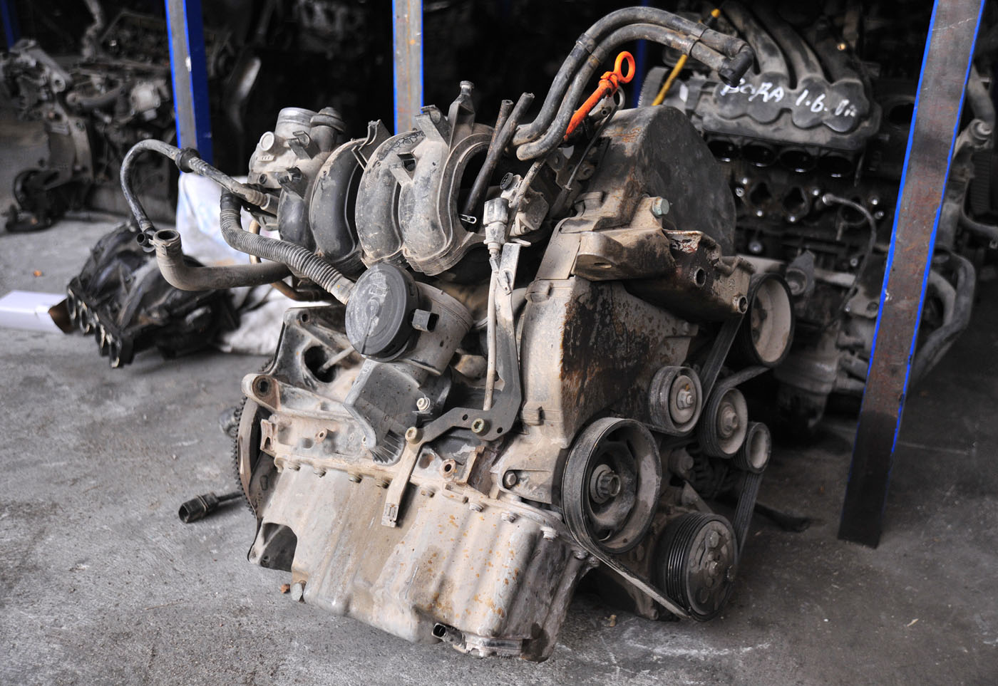 SKODA  RAPİD ÇIKMA MOTOR ORİJİNAL YEDEK PARÇA